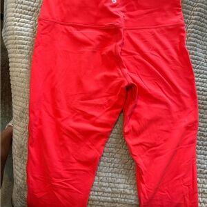 lululemon athletica women’s Leggings in Bright Red size 12